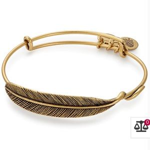 Alex and Ani Quill Feather Wrap Bracelet